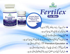 Herbo Natural Fertilex For Men (60 Capsules & 300g Powder)