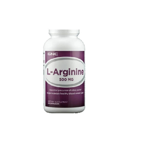GNC L-Arginine 500 MG 90 Capsules