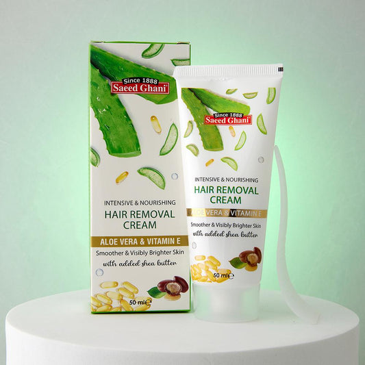 Saeed Ghani Hair Removal Cream With Aloe Vera & Vitamin E 50 ML