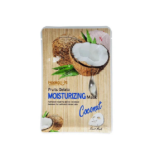 Haokali Fruit Gelato Moisturizing Coconut Facial Sheet Mask - 30ml