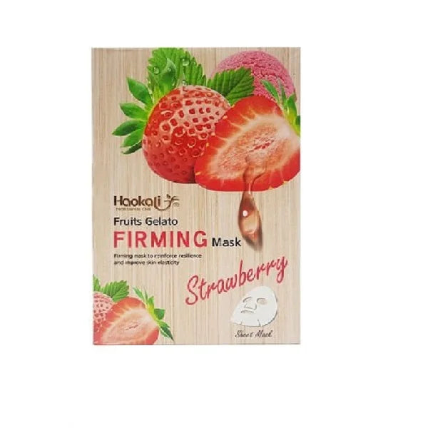 Haokali Fruits Gelato Firming Strawberry Sheet Mask - 30ml