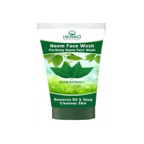 Herbo Natural Anti-Acne Neem Face Wash - 100ml