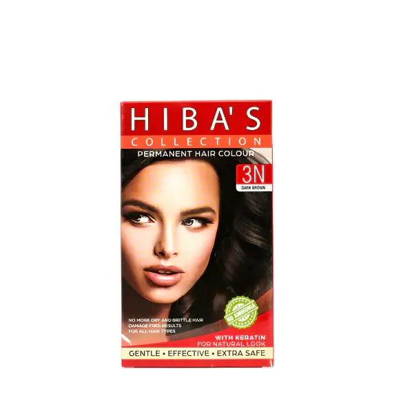 Hibas's Hair Color 3N Dark Brown 60ML