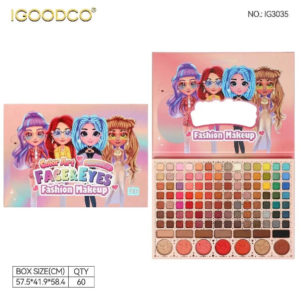 IGOODCO Fashion Makeup Eyeshadow Palette Colors