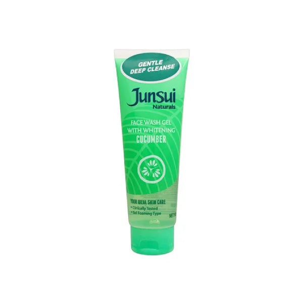 Junsui Natural Cucumber Whitening Face Wash Gel 100g