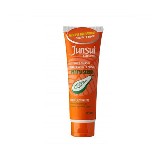 Junsui Naturals Face Wash With Whitening Papaya Scrub