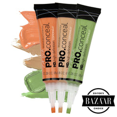 L.A. Girl Pro Conceal Set Orange, Yellow, Green Correctors