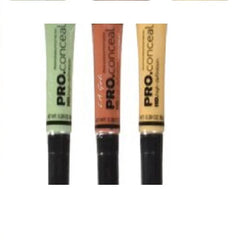 L.A. Girl Pro Conceal Set Orange, Yellow, Green Correctors