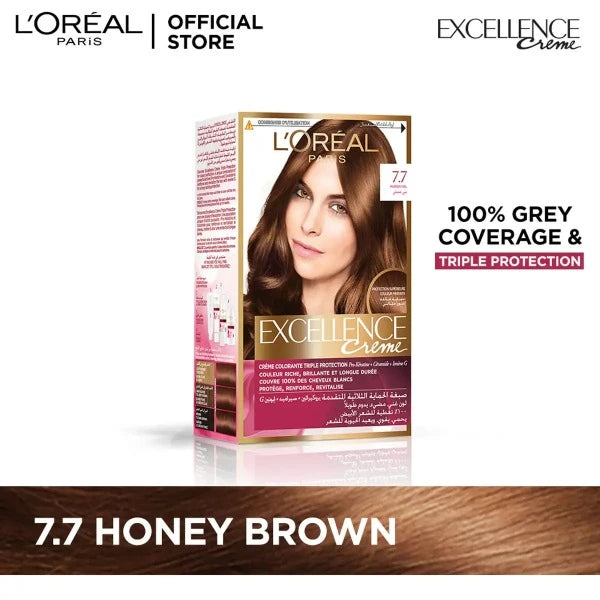 L'oreal Paris Excellence CremeMarron Miel 7.7