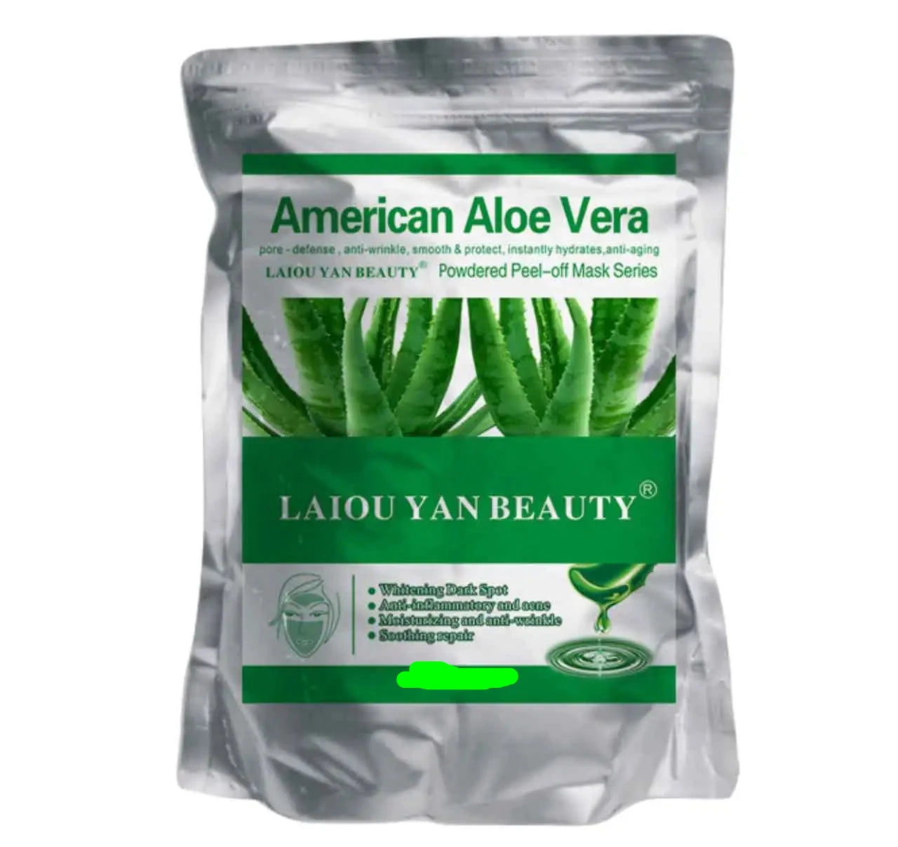 Laiou Yan Beauty American Aloe Vera Facial Mask Powder
