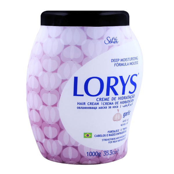 Lorys Garlic Deep Moisturizing Hair Cream | Powerful Hair Strengthener – 1000g