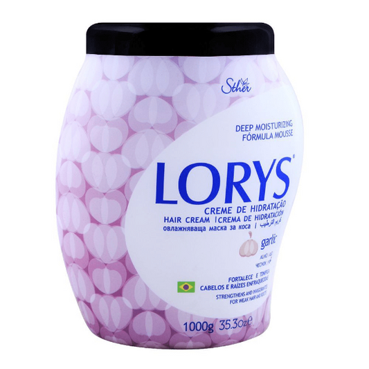 Lorys Garlic Deep Moisturizing Hair Cream | Powerful Hair Strengthener – 1000g