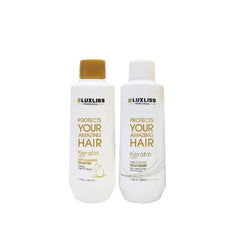 Luxliss Hair Keratin Treatment Shampoo & Conditioner Kit