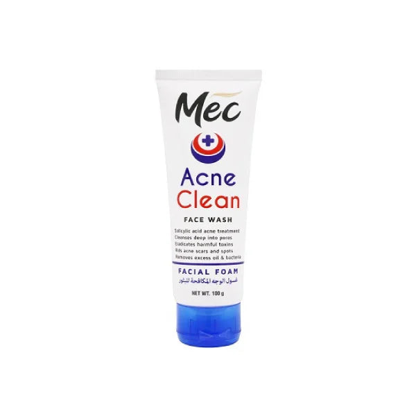 Mec Whitening Acne Clean Face Wash 100g