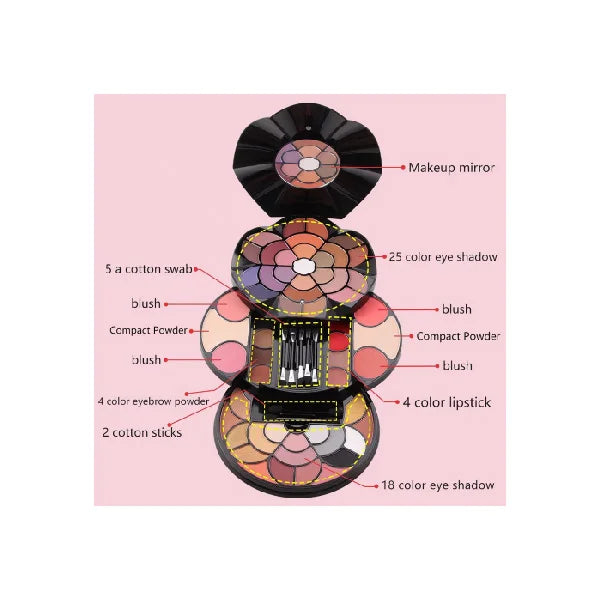 Miss Rose 57 Color Petal Palette