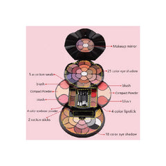 Miss Rose 57 Color Petal Palette