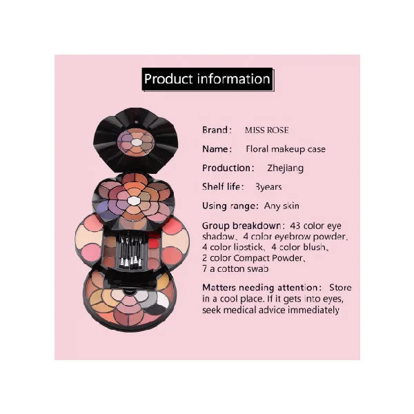 Miss Rose 57 Color Petal Palette