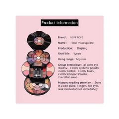 Miss Rose 57 Color Petal Palette