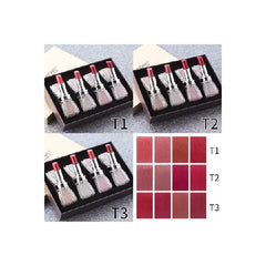 Miss Rose Diamond-studded bow lipstick Set of 4