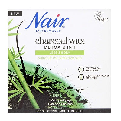 Nair Hair Remover Charcoal Wax Legs & Body 380 g