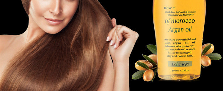 Natural Moroccan Argan Hair Care Oil Repair Damaged Hair Moisturizing Scalp Nourishing Hair Root Hair Care Essential Oil