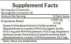 Nature’s Bounty Green Coffee Bean with Raspberry Ketones & Green Tea 60 Capsules