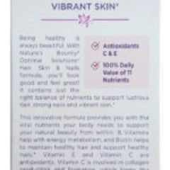 Nature's Bounty Hair, Skin & Nails 3,000mcg of Biotin 60 Coated Caplets