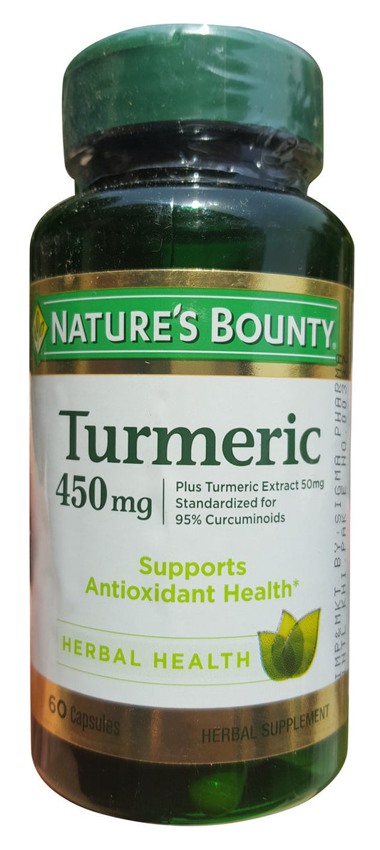Nature’s Bounty Turmeric/ Curcumin 450 mg , 60 Capsules