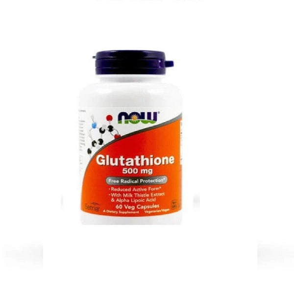 Now Foods Glutathione - 500 mg - 60 Vegetarian Capsules