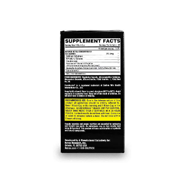 Nutrex Lipo-6 Black Intense Ultra Concentrate Fat Burner