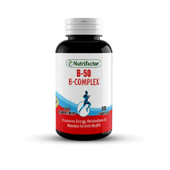 Nutrifactor B-Complex B-50 Food Supplement 30 Tablets