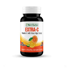 Nutrifactor Extra-C Vitamin C With Rose Hips 30 Tablets