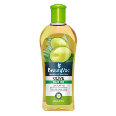 BeautyVoc Olive Hair Oil 200 ml | Deep Nourishment, Hair Growth & Shine | Controls Hair Fall & Softens Dry, Frizzy Hair