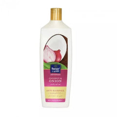Parachute Advanced Coconut & Onion Anti Hairfall Shampoo bottle, designed to strengthen and nourish hair.