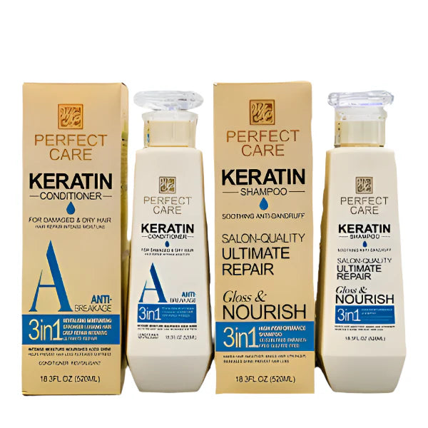 Perfect Care Keratin Conditioner & Shampoo 520ml