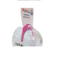 Pink Baby Ultra Wide Neck Anti-colic Flexible Teats, 2 variable flow teats- Variable 9+ (A-34)