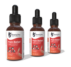 BeautyVoc Pain Relief Oil 50 ml – Instant Joint & Muscle Pain Relief | Instant Cramps relief
