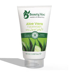 BeautyVoc Aloevera Facewash 100 g | Gentle Cleanser for Glowing Skin