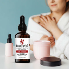BeautyVoc Rosehip Treatment Oil 50 ml | Non Greasy | 100% Pure & Natural – Anti Aging, Anti-Acne, Scar Treatment, Skin brightening