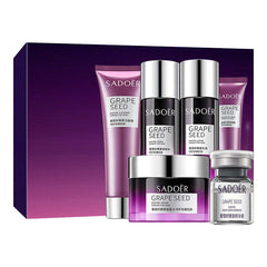 Sadoer Nine Piece set Grape Seed Enzyme Skin Care Set