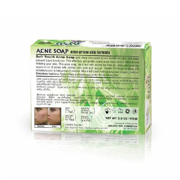 Soft Touch Acne Soap with Active Tea Tree Oil