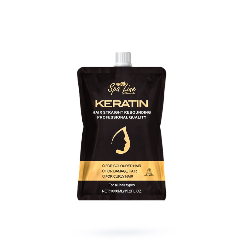 Spa Line Keratin Professional Hair Straight Rebounding