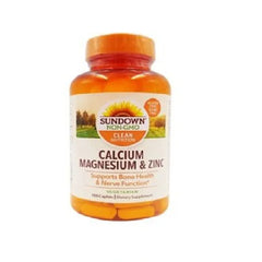 Sundown Natural Calcium Magnesium and Zinc 100 Caplets