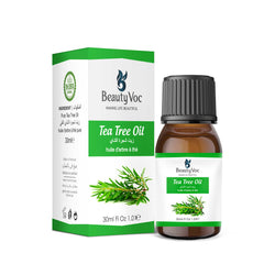 BeautyVoc Pure Tea Tree Oil 30 ml | Undiluted Essential Oil for Hair, Skin & Aromatherapy