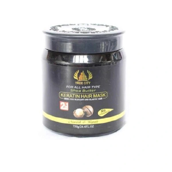 Tree City Keratin Hair Mask Treatment Nurish and Repair 2 in 1 - 750g