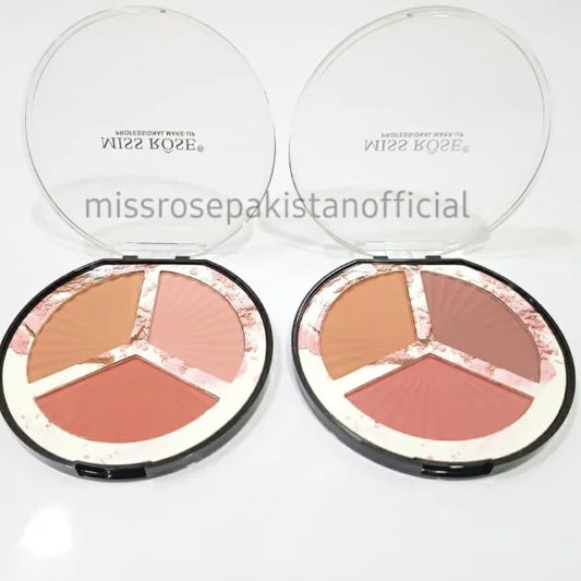 Trio Blush Palette 3 in 1