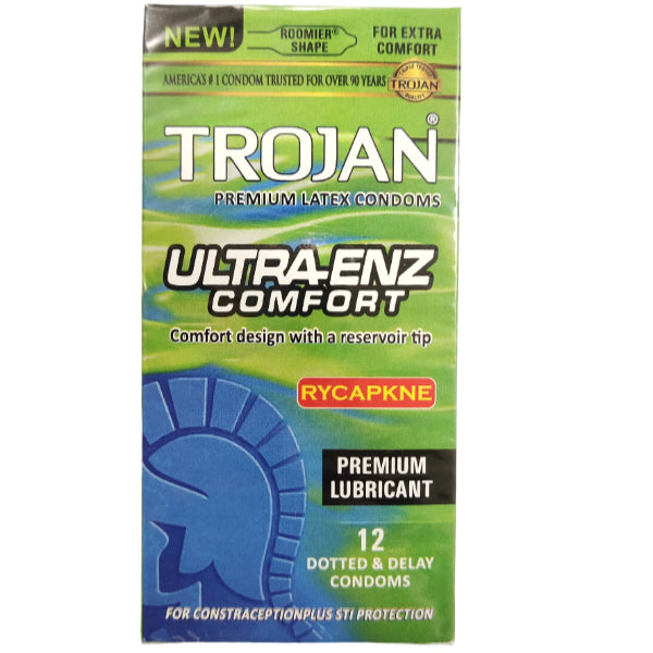 Trojan Ultra Enz Comfort Premium Latex Condom
