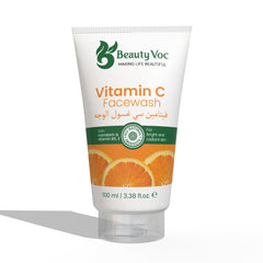 BeautyVoc Vitamin C Face Wash 100 ml | For Skin Brightening | Best for deep cleansing | For Instant glow
