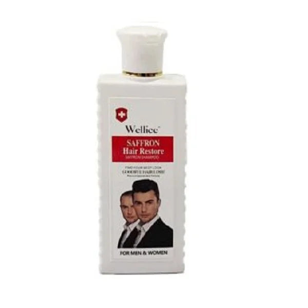 Wellice Ginseng Saffron Hair Restore & Anti Hair Loss Shampoo For Men & Women