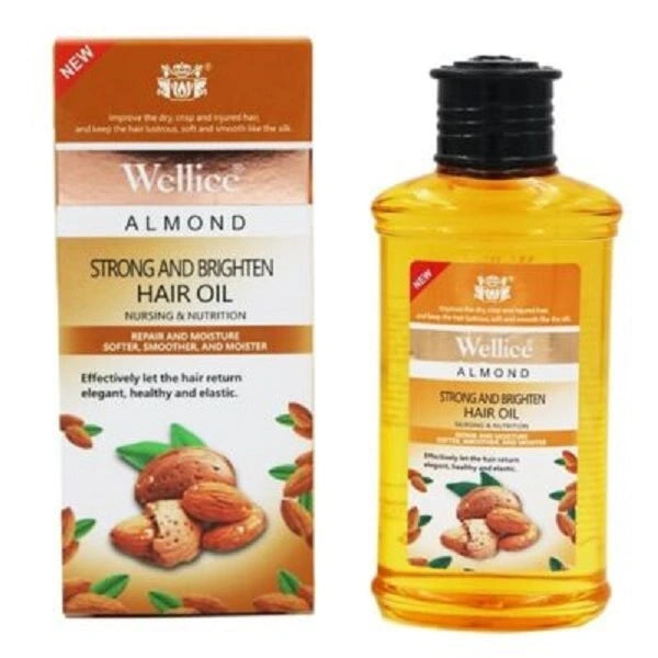 Wellice Strong And Brighten Almond Hair Oil - 150ml